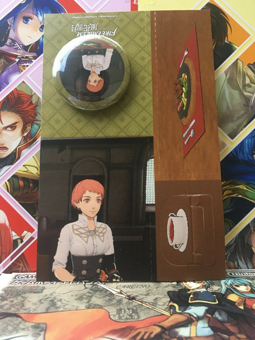 Leonie FE Expo Lunch stand seat + Badge Fire Emblem Three Houses Hopes