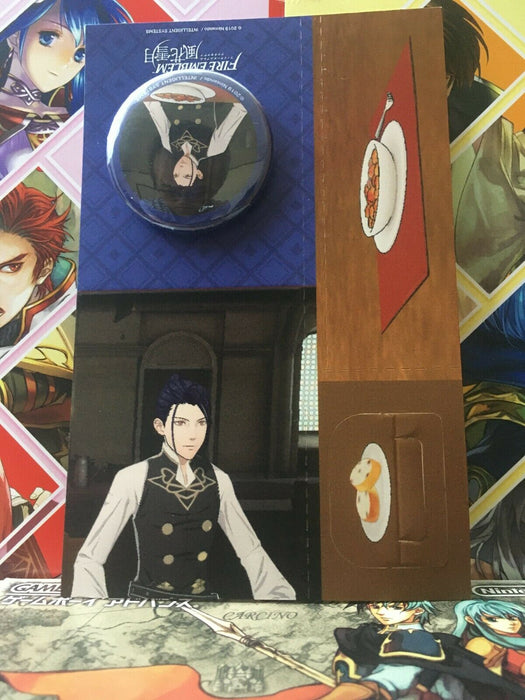 Felix FE Expo ? Lunch stand seat and Badge Fire Emblem Three Houses Heroes