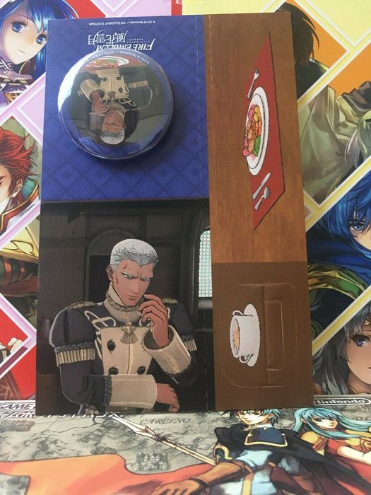 Dedue FE Expo ? Lunch stand seat and Badge Fire Emblem Three Houses Heroes