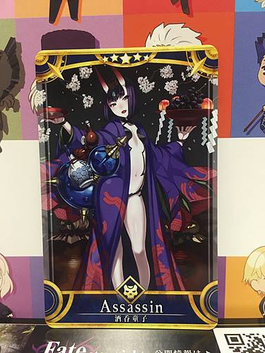 Shuten Douji Stage 1 Assassin Star 5 FGO Fate Grand Order Arcade Mint Card