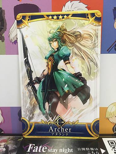 Atalanta Stage2 Archer Star4 FGO Fate Grand Order Arcade Mint Card