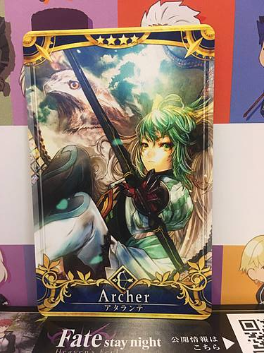 Atalanta Stage 5 Archer Star 4 FGO Fate Grand Order Arcade Mint Card