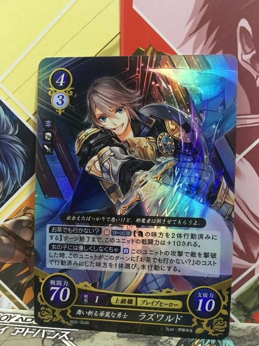 Laslow B02-064R Fire Emblem 0 Cipher Card FE Booster 2 If Fate