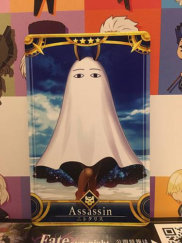 Nitocris Stage 1 Assassin Star 4 FGO Fate Grand Order Arcade Mint Card