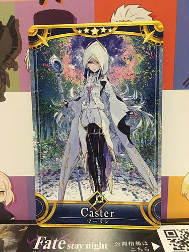 Merlin Prototype Stage 1 Caster Star 5 FGO Fate Grand Order Arcade Mint Card