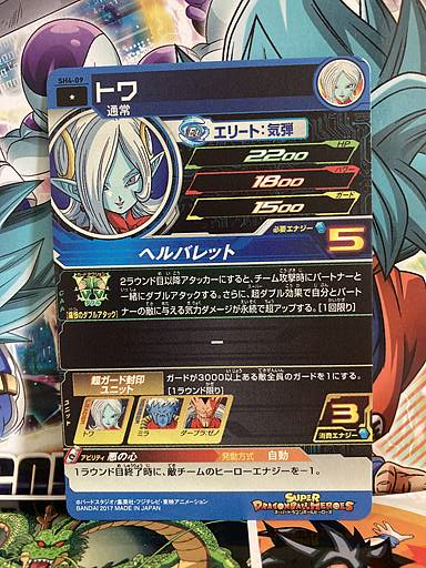Towa SH4-09 C Super Dragon Ball Heroes Mint Card SDBH