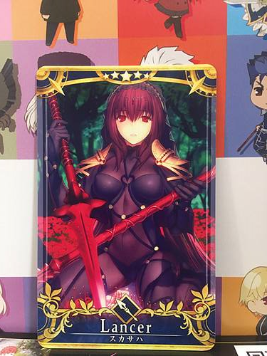 Scathach Stage 5 Lancer Star 5 FGO Fate Grand Order Arcade Mint Card