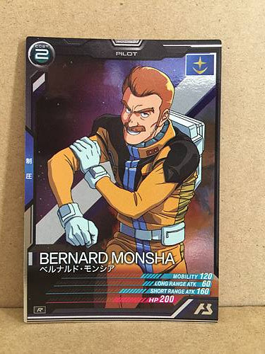 BERNARD MONSHA AB03-080 Gundam Arsenal Base Holo Card