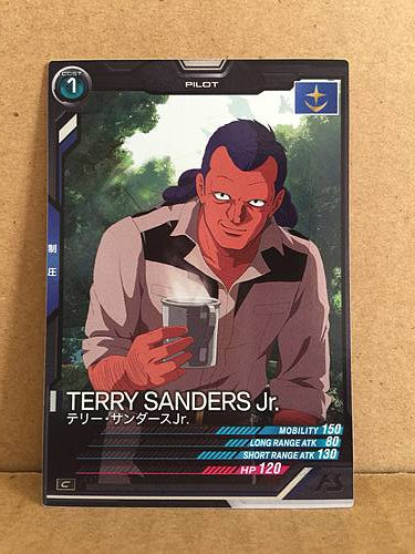 TERRY SANDERS Jr. AB02-058 Gundam Arsenal Base Holo Card