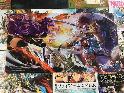 Camilla and Hinoka Fire Emblem 0 Cipher Rubber Play Mat FE Heroes
