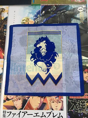 Fire Emblem Three Houses Blue lion Handkerchief Japan shop Geo Limited