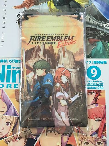 New! Fire Emblem Echoes Japan LIMITED EDITION Microfiber pouch Celica Alm