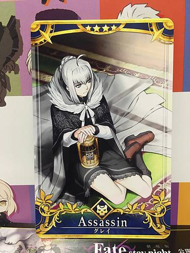 Gray Stage 5 Assassin Star 4 FGO Fate Grand Order Arcade Mint Card