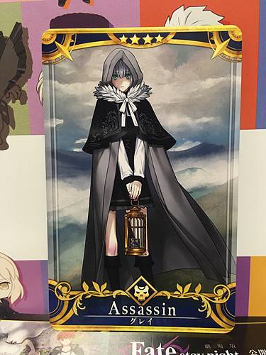 Gray Stage 4 Assassin Star 4 FGO Fate Grand Order Arcade Mint Card