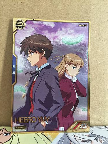 HEERO YUY AR03-005 Gundam Arsenal Base Holo Card