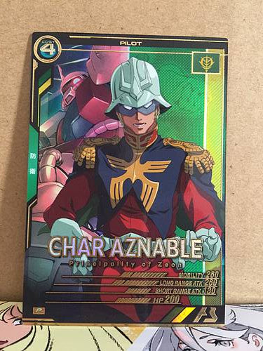 CHAR AZNABLE AB03-070 Gundam Arsenal Base Holo Card