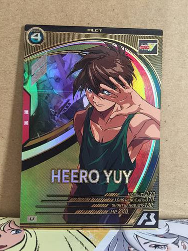 HEERO YUY AB03-089 Gundam Arsenal Base Holo Card