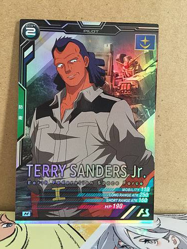 TERRY SANDERS Jr. AB02-057 Gundam Arsenal Base Holo Card