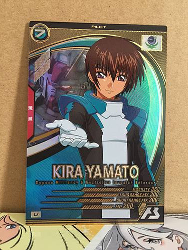 KIRA YAMATO AB01-070 Gundam Arsenal Base Holo Card SEED Destiny