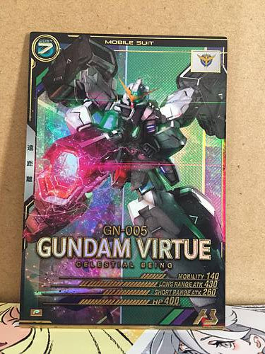 GN-005 GUNDAM VIRTUE AB02-038 Gundam Arsenal Base Holo Card