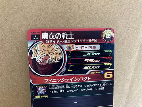 Warrior in Black UGM3-055 SR Super Dragon Ball Heroes Mint Card SDBH