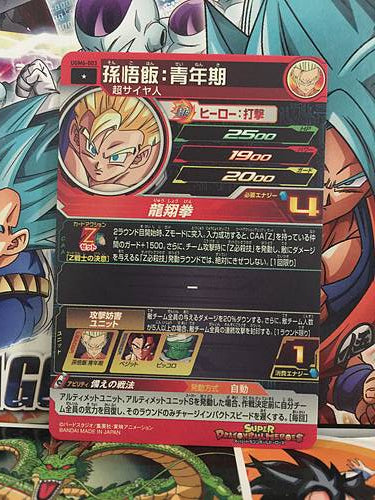 Son Gohan UGM6-003 C Super Dragon Ball Heroes Mint Card SDBH