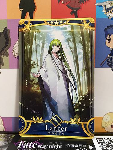 Enkidu Stage 3 Lancer Star 5 FGO Fate Grand Order Arcade Mint Card