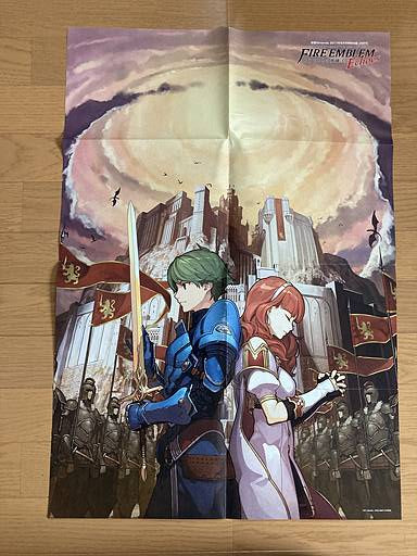 Fire Emblem Echoes Double-sided Poster 0 Cipher FE Alm Celica