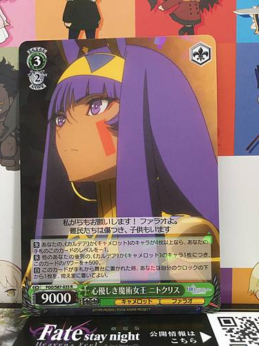 Nitocris Assassin FGO S87-035 R Weiss Schwarz Fate Grand Order Mint Card