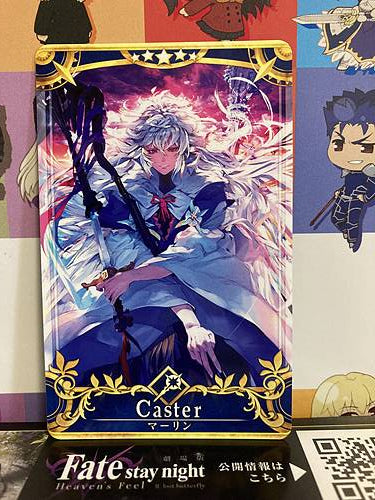 Merlin Stage 5 Caster Star 5 FGO Fate Grand Order Arcade Mint Card