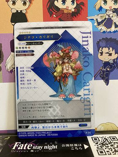Jinako Carigiri Moon Cancer Fate Grand Order FGO Wafer Card Vol.10 R20