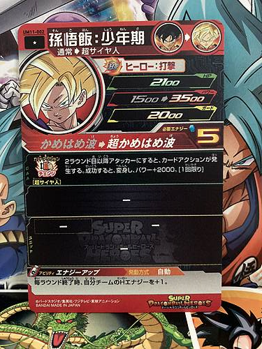 Son Gohan UM11-002 C Super Dragon Ball Heroes Mint Card SDBH