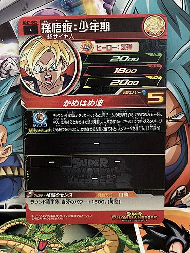 Son Gohan UM7-002 C Super Dragon Ball Heroes Mint Card SDBH