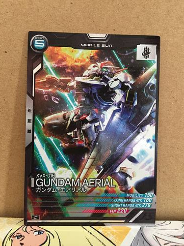 XVX-016 GUNDAM AERIAL LX01-058  Gundam Arsenal Base Card