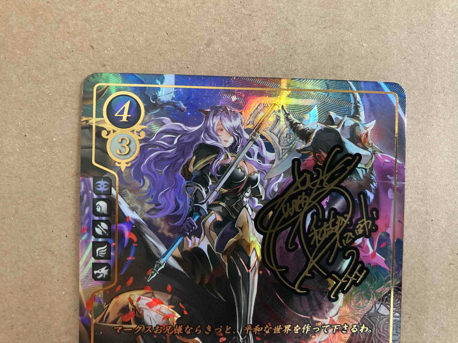 Camilla B06-054SR+ Fire Emblem 0 Cipher Mint FE If Fates Heroes Signned Card