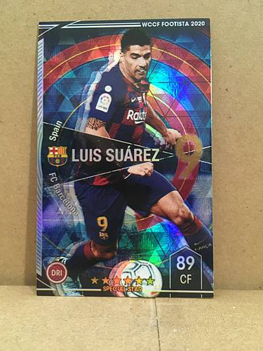 Luis Suarez 2020 Panini WCCF Footista Card  F20-9 26-R Barcelona Uruguay