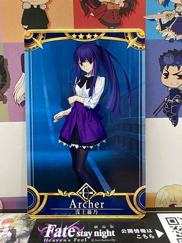 Asagami Fujino Stage 2 Archer Star 4 FGO Fate Grand Order Arcade Mint Card