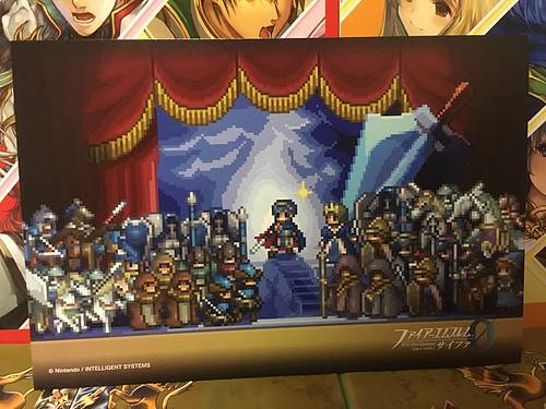 Marth Bit Character Fire Emblem Cipher Postcard Mustery of FE Heroes