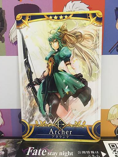 Atalanta Stage3 Archer Star4 FGO Fate Grand Order Arcade Mint Card