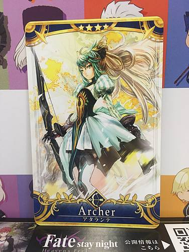 Atalanta Stage 4 Archer Star 4 FGO Fate Grand Order Arcade Mint Card