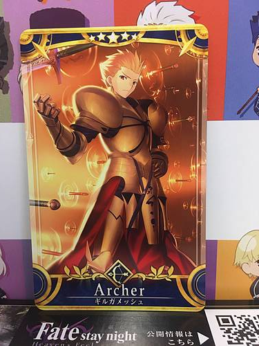 Gilgamesh Stage 3 Archer Star 5 FGO Fate Grand Order Arcade Mint Card